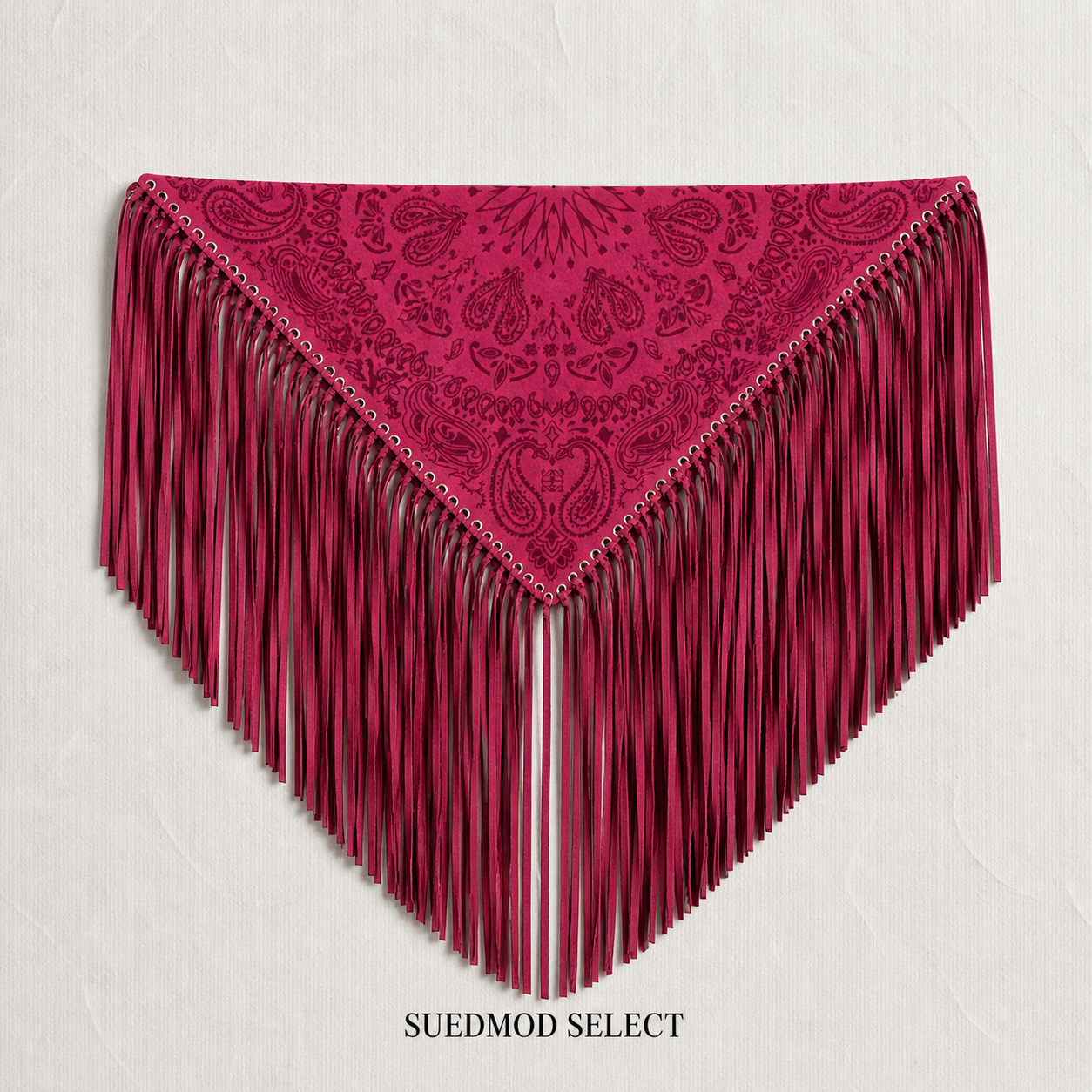 Signature Large Bandanna Scarf Rasberry