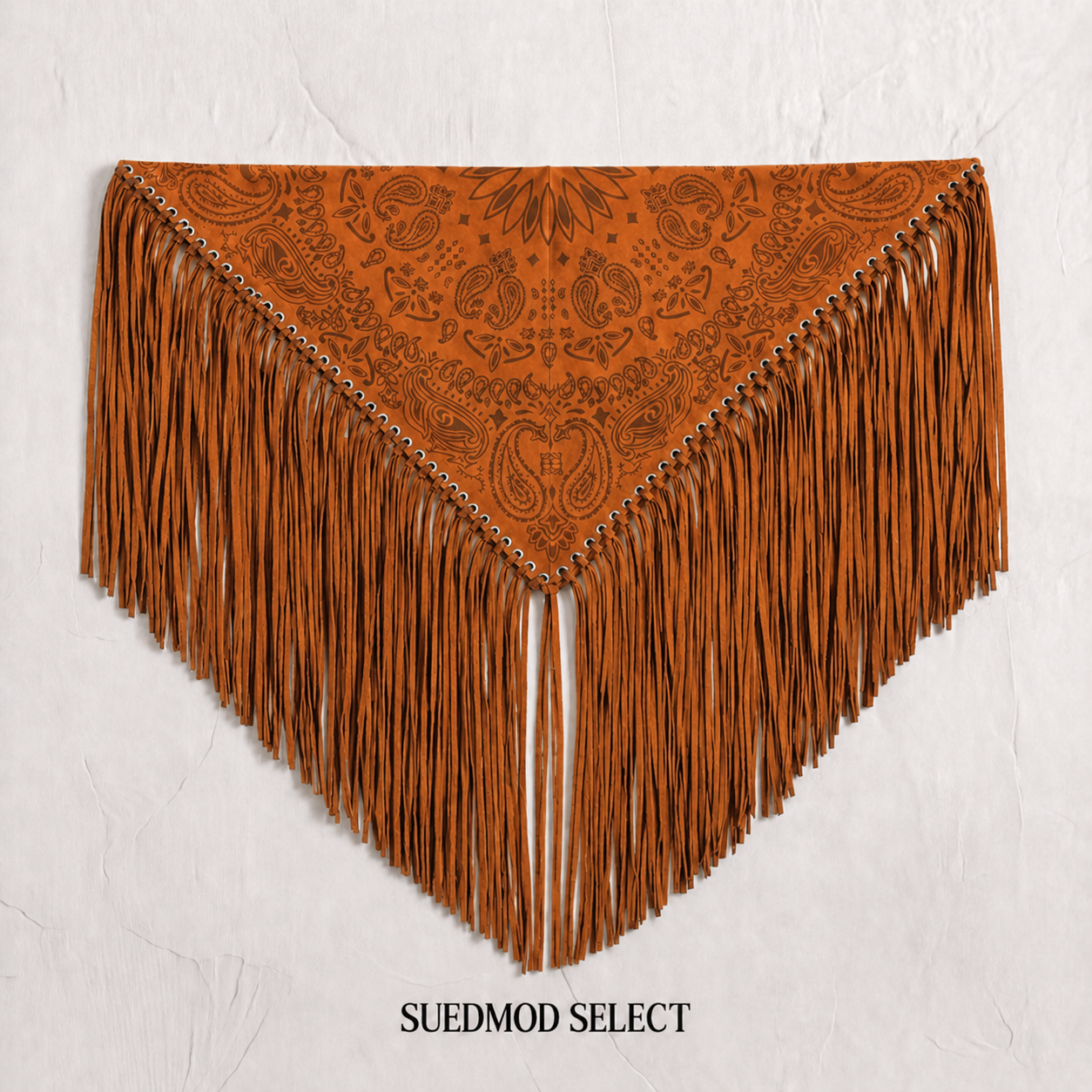 Signature Small Bandanna Scarf Burnt Orange