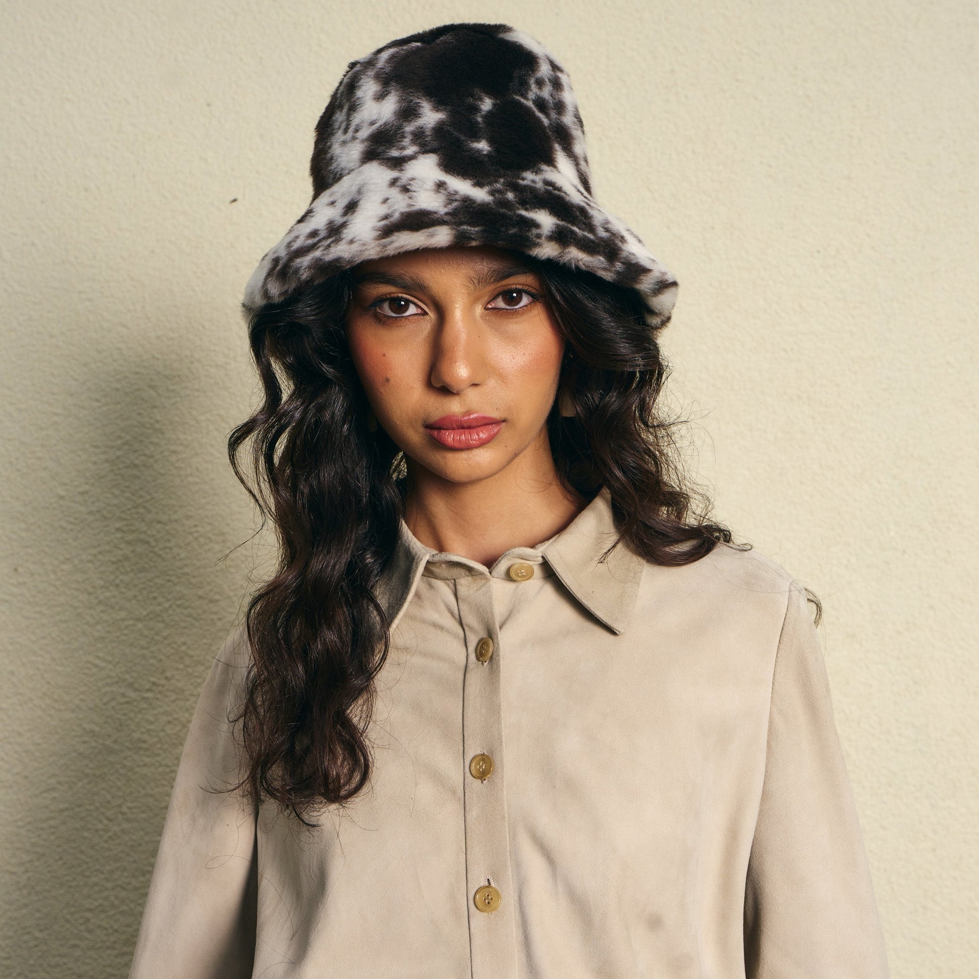 Bucket Hat Cow Print