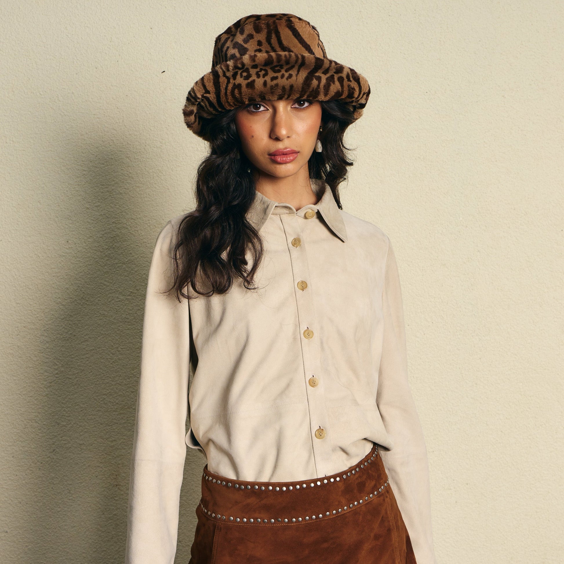 Bucket Hat Leopard Print