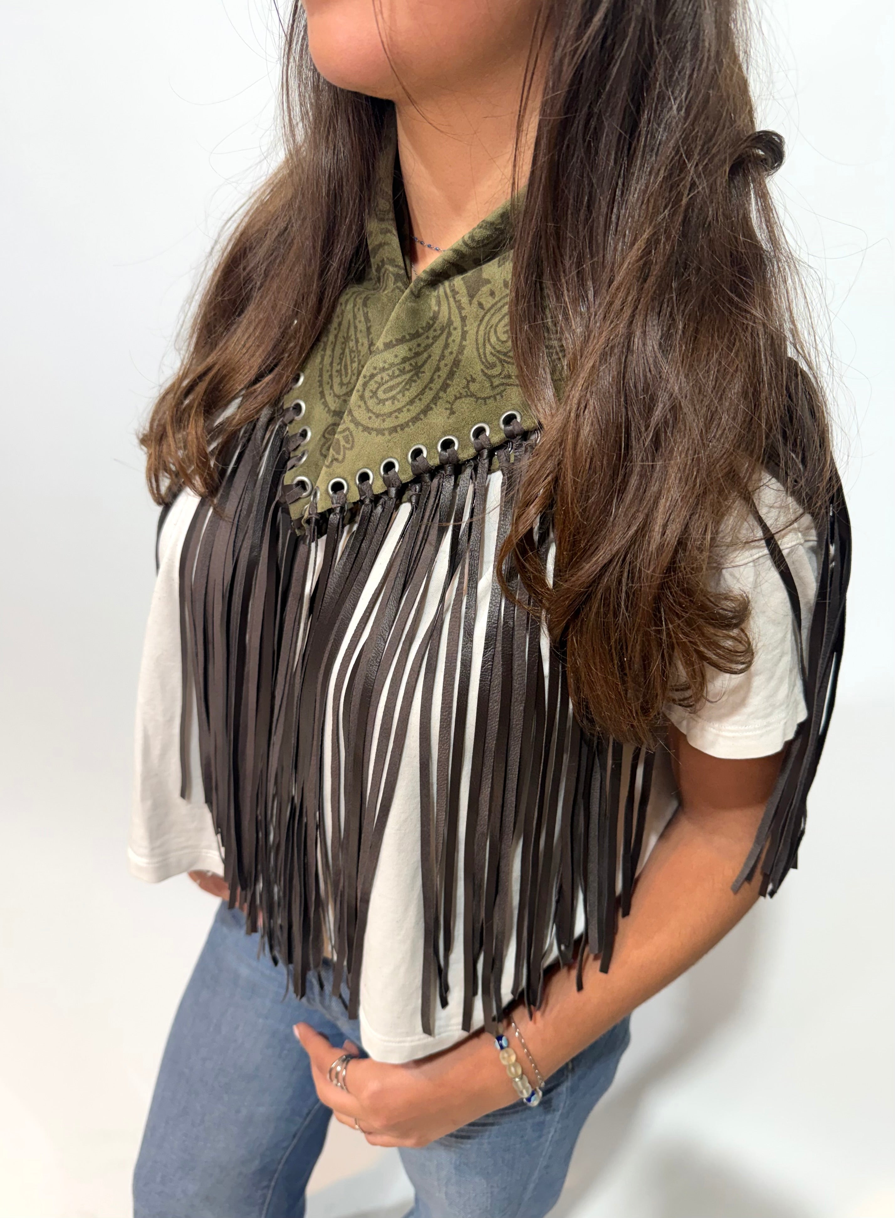 Signature Small Bandanna Scarf Light Khaki