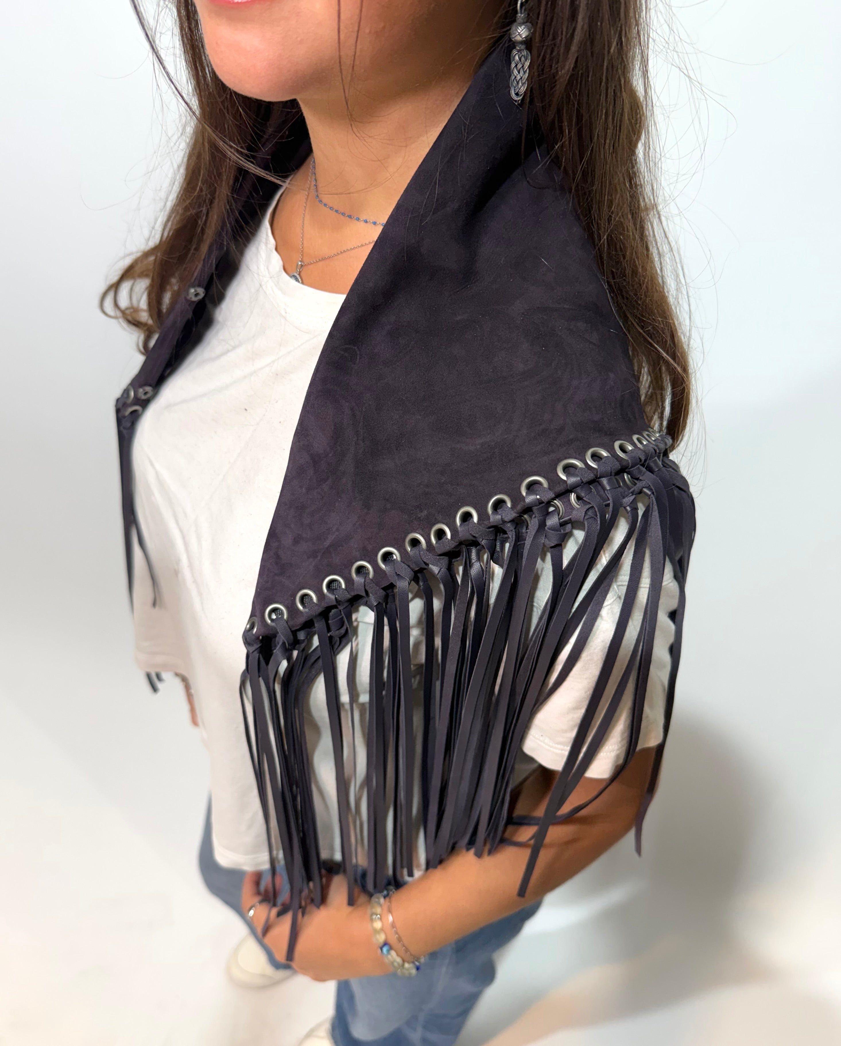 Signature Small Bandanna Scarf Dark Purple