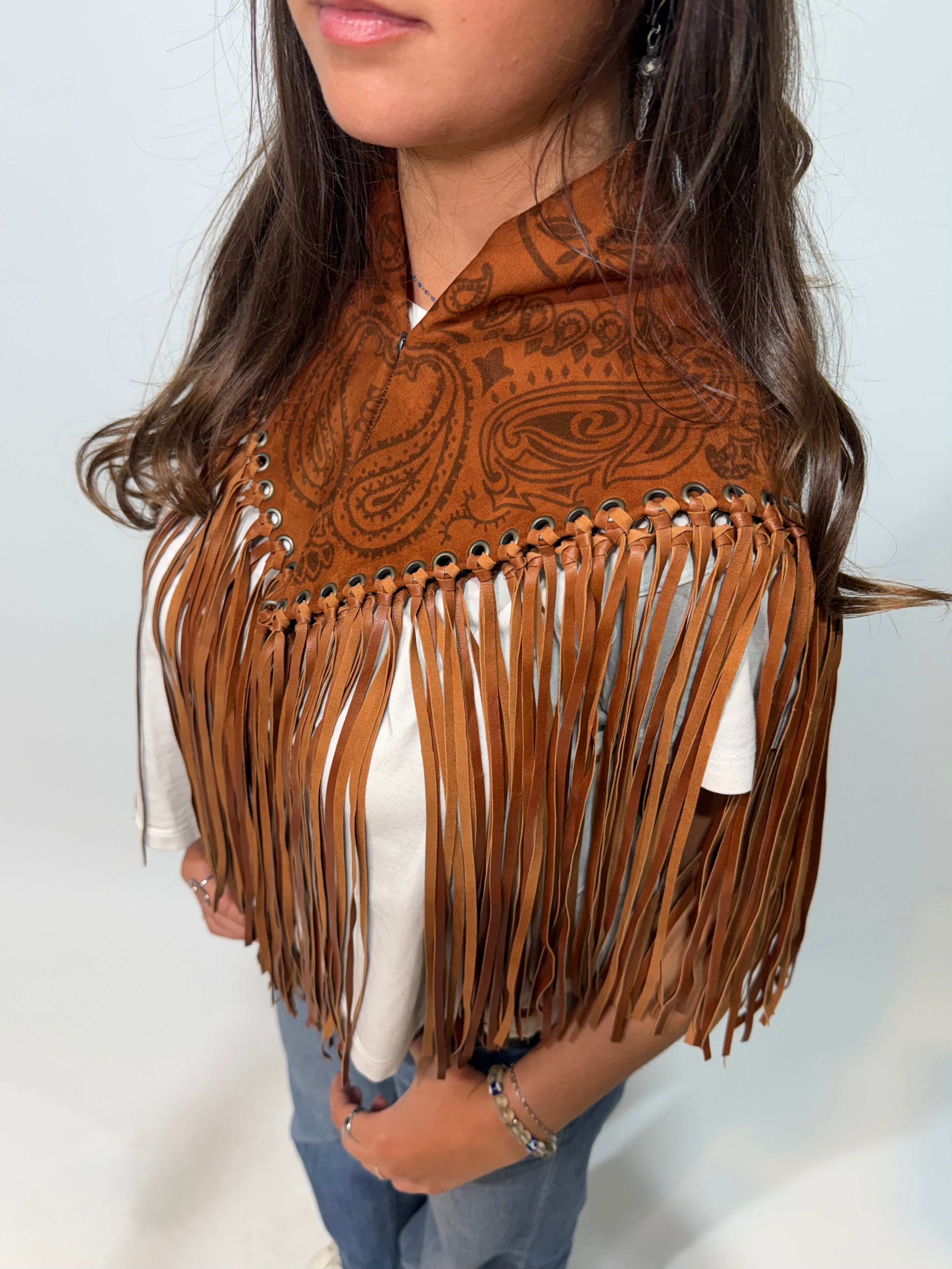 Signature Large Bandanna Scarf Burnt Orange