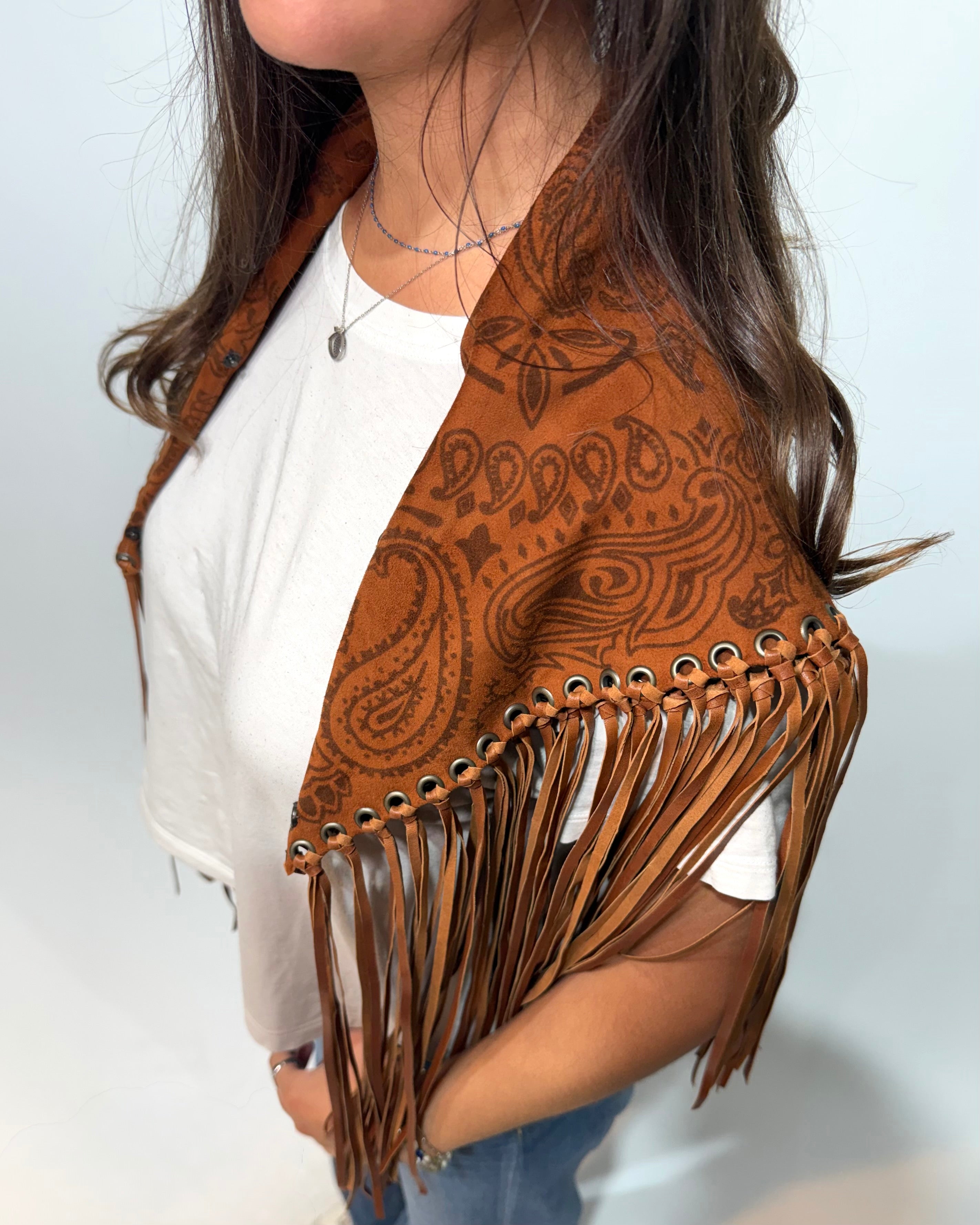 Signature Large Bandanna Scarf Burnt Orange
