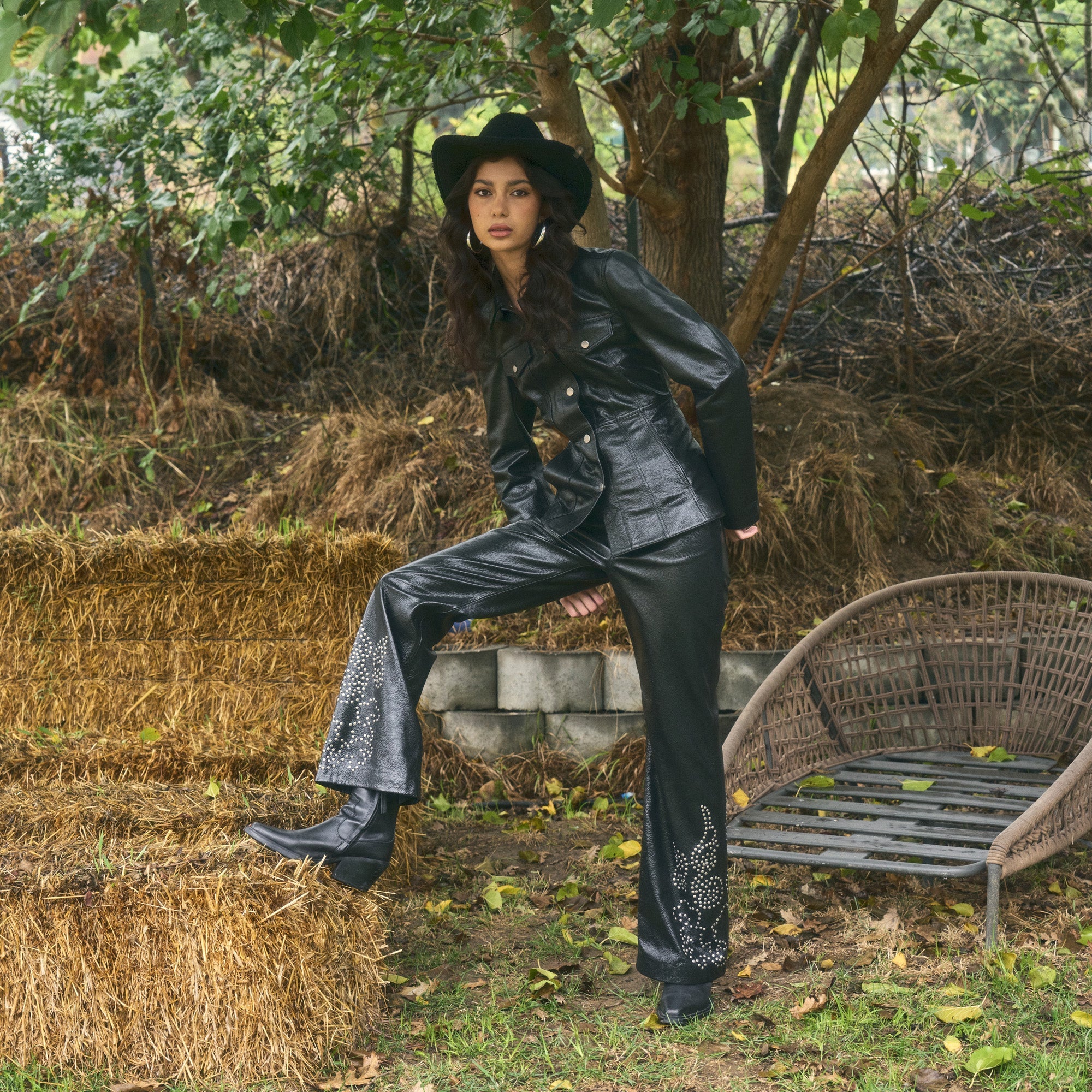 Fitted Dust Black Jacket