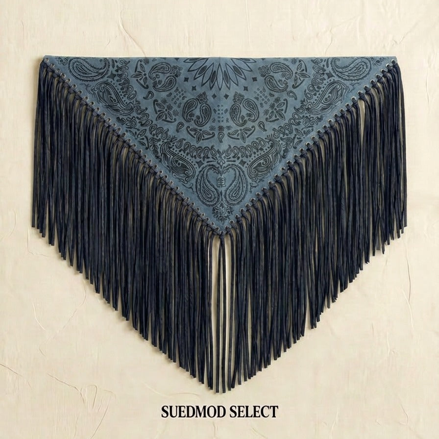 Signature Small Bandanna Scarf Dark Blue Jean