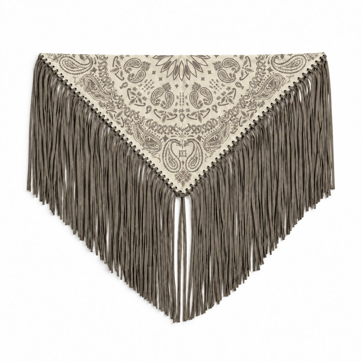 Signature Large Bandanna Scarf Sandstone Grey