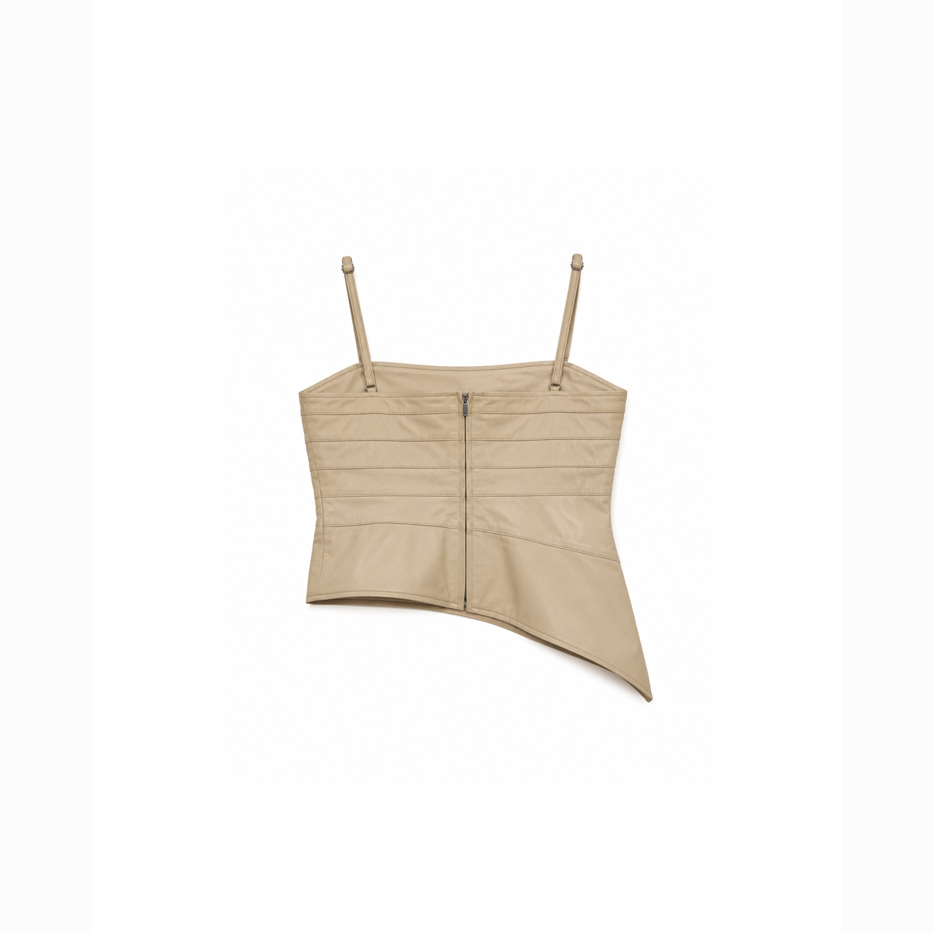 Asymetric Leather Top