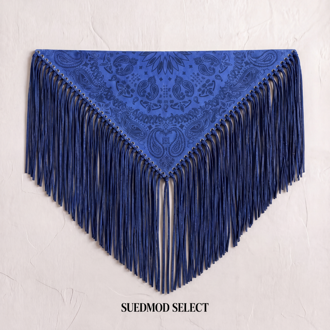 Signature Small Bandanna Scarf Bright Blue