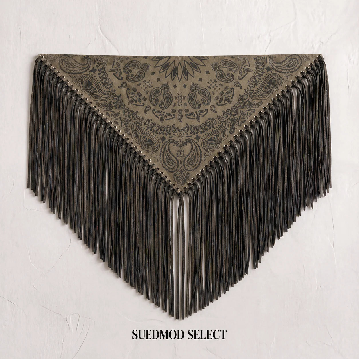 Signature Small Bandanna Scarf Wood Brown