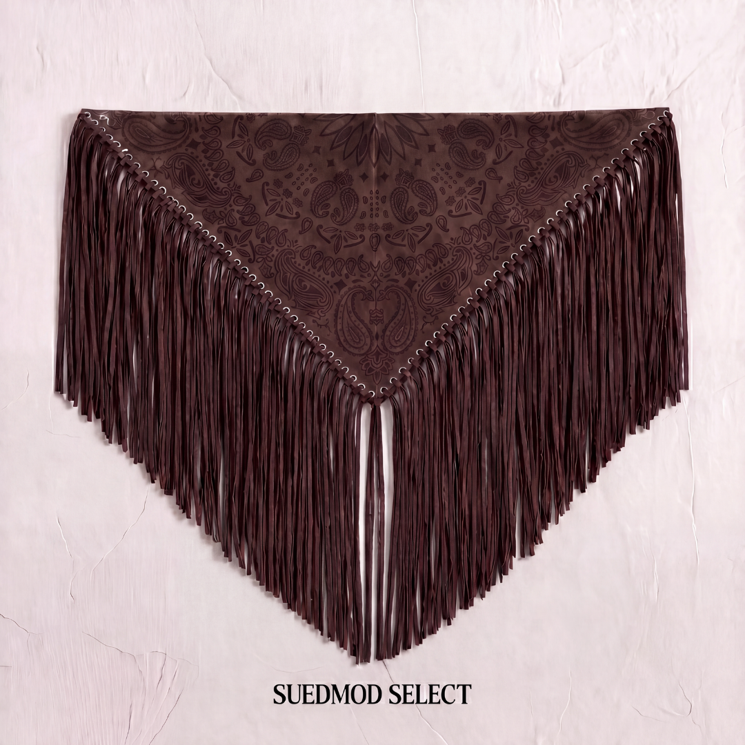 Signature Small Bandanna Scarf Dark Brown