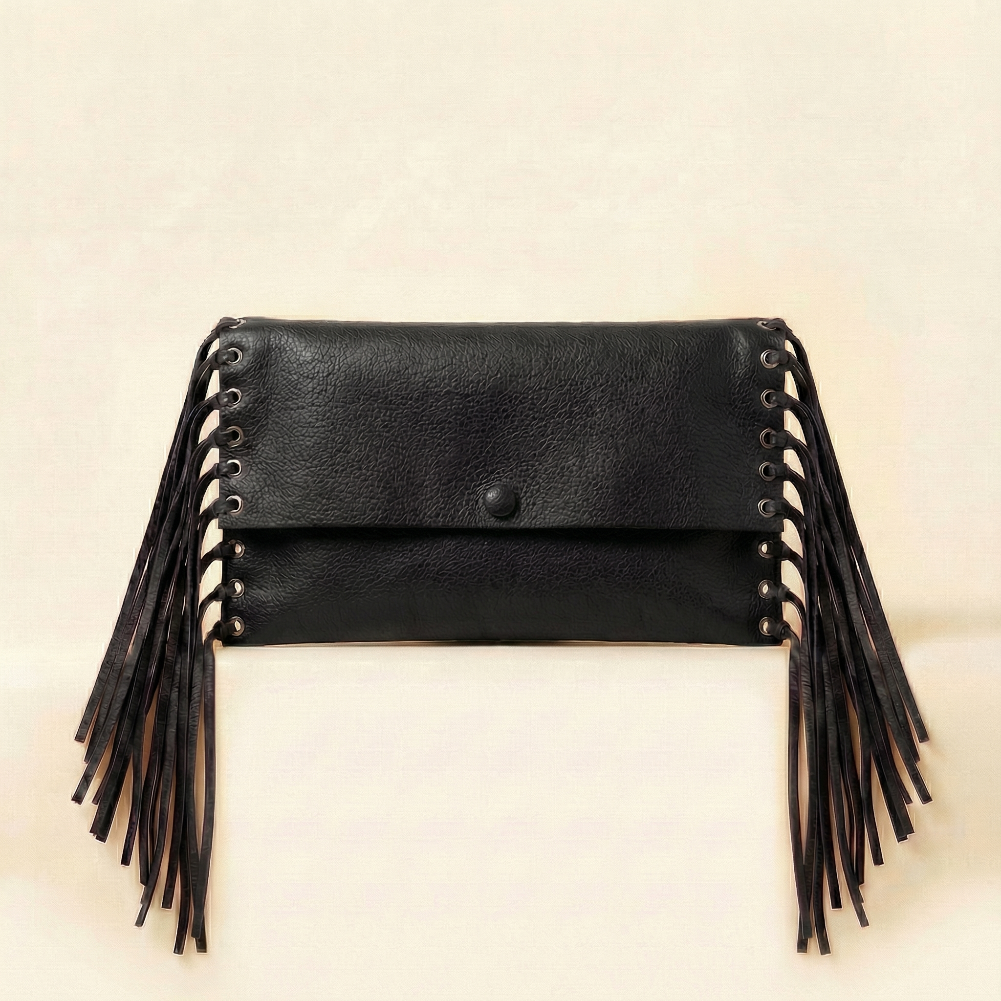 Signature Black Tassle Bag