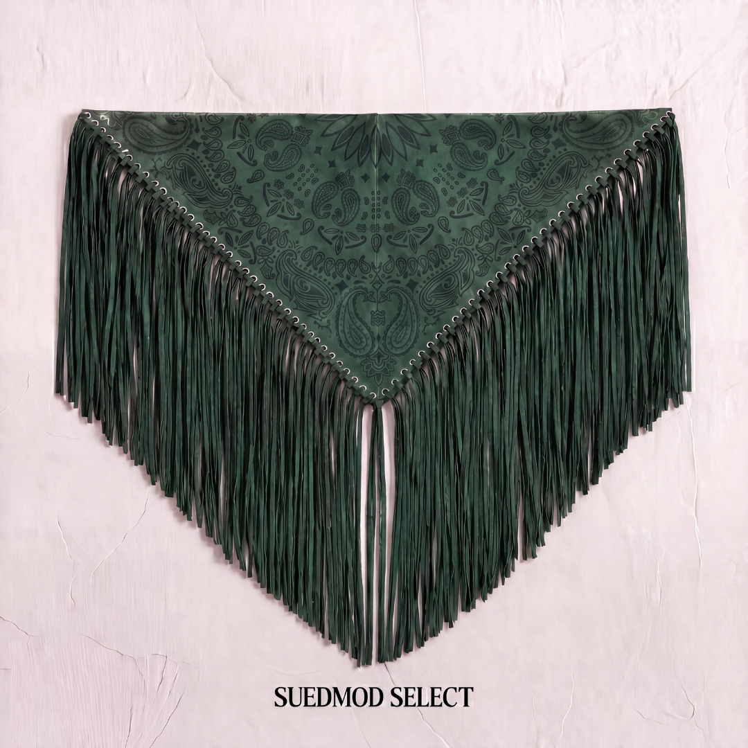 Signature Large Bandanna Scarf Petrol Green