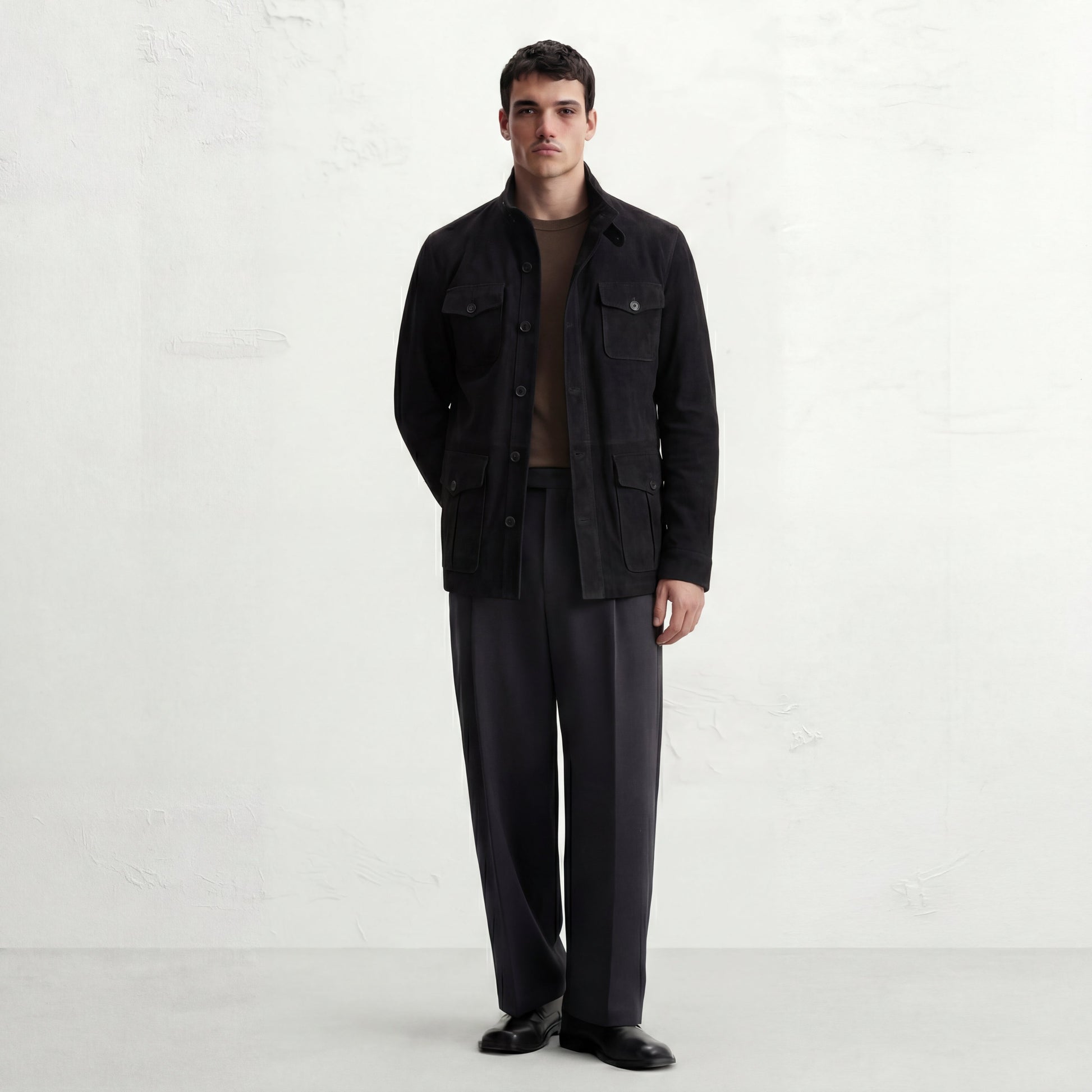 Dexter Jacket with Neck - Black