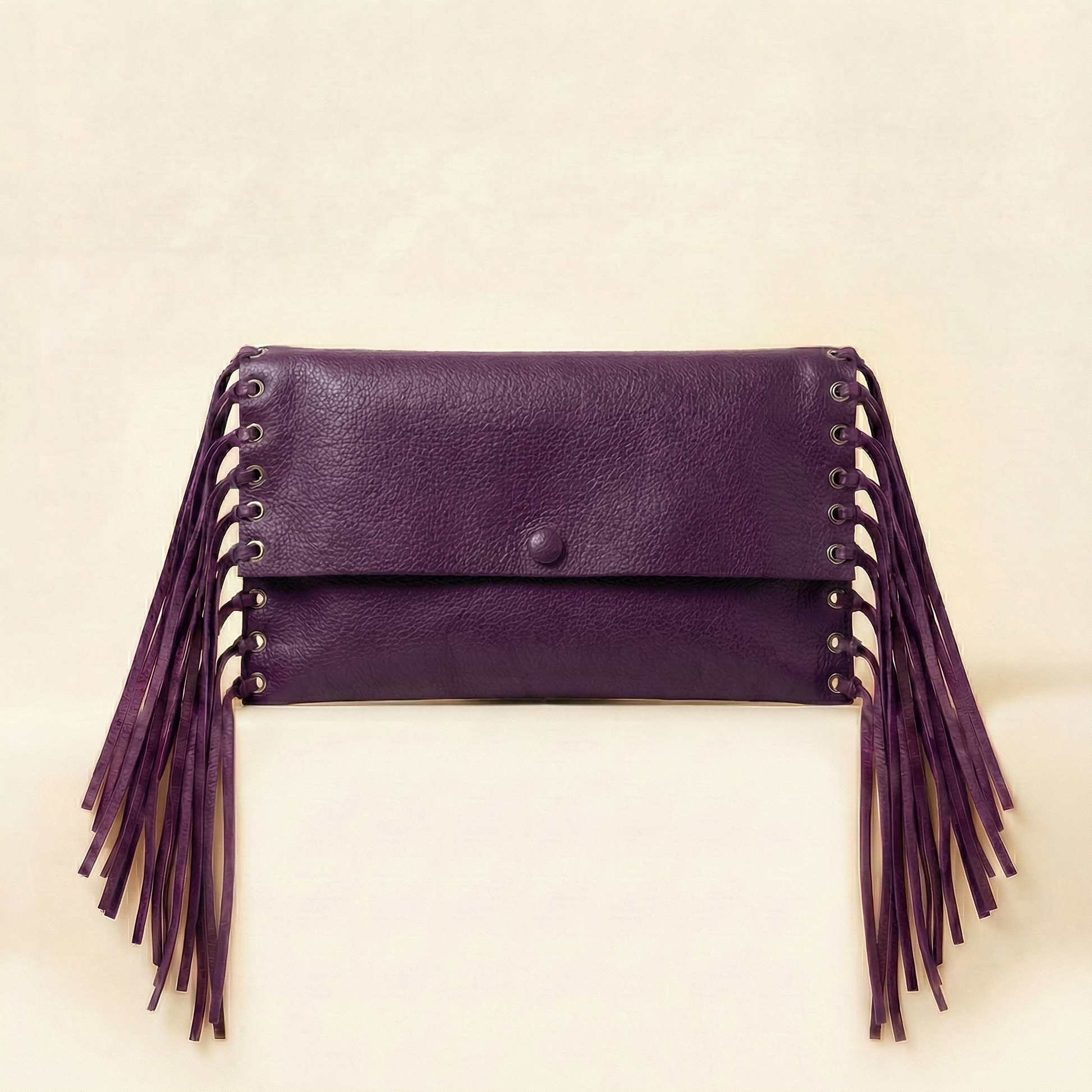 Signature Magenta Tassle Bag