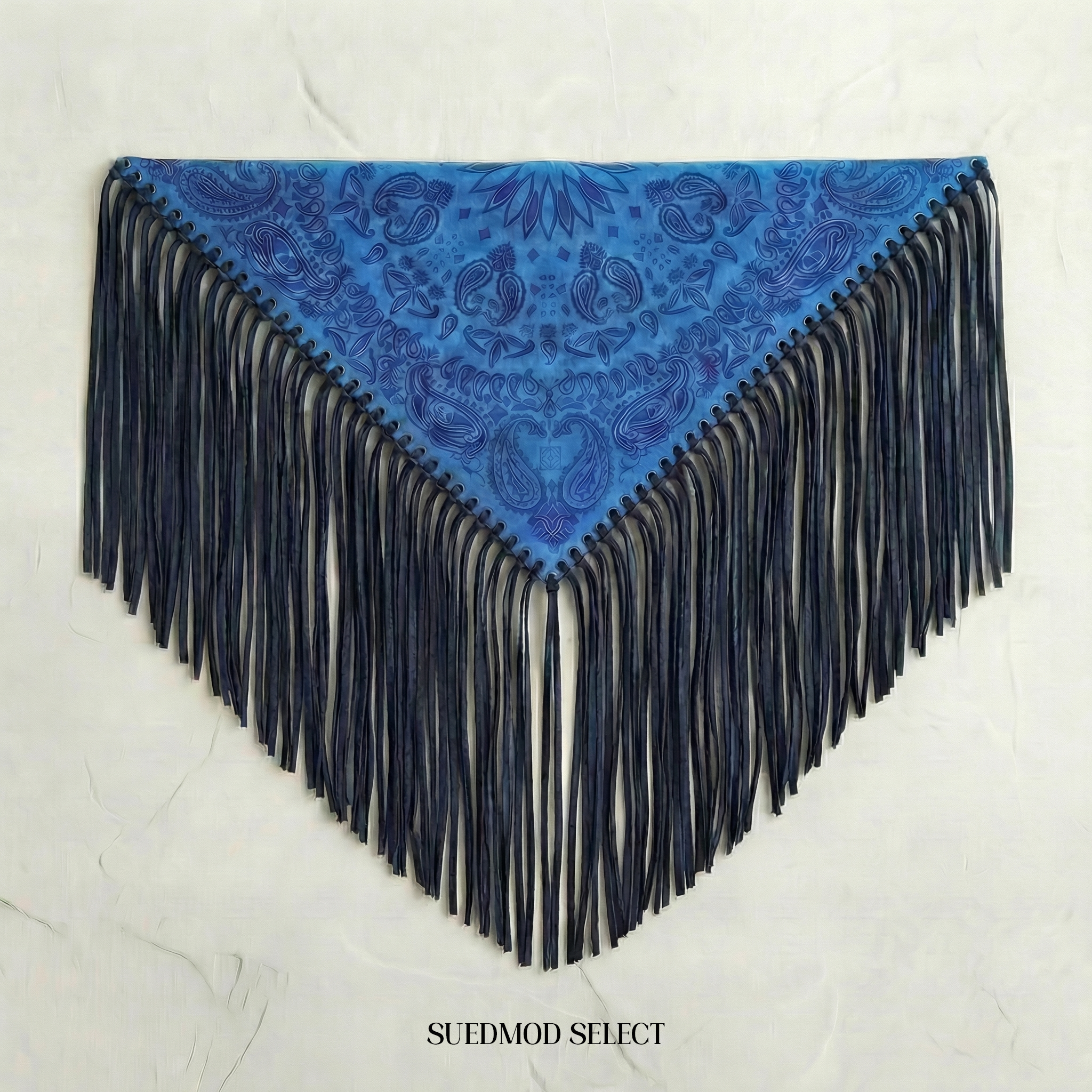 Signature Large Bandanna Scarf Blue Marine