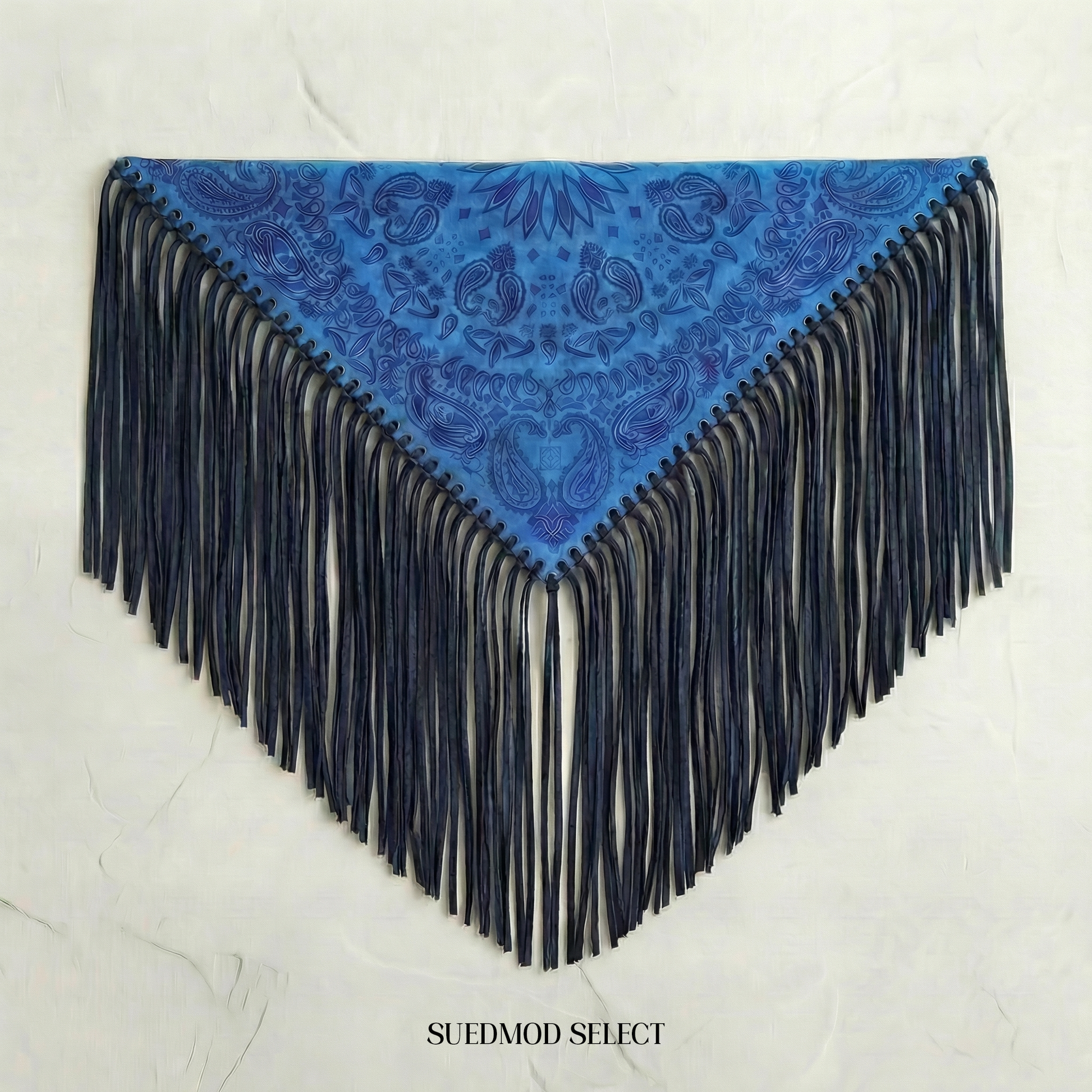 Signature Small Bandanna Scarf Blue Marine