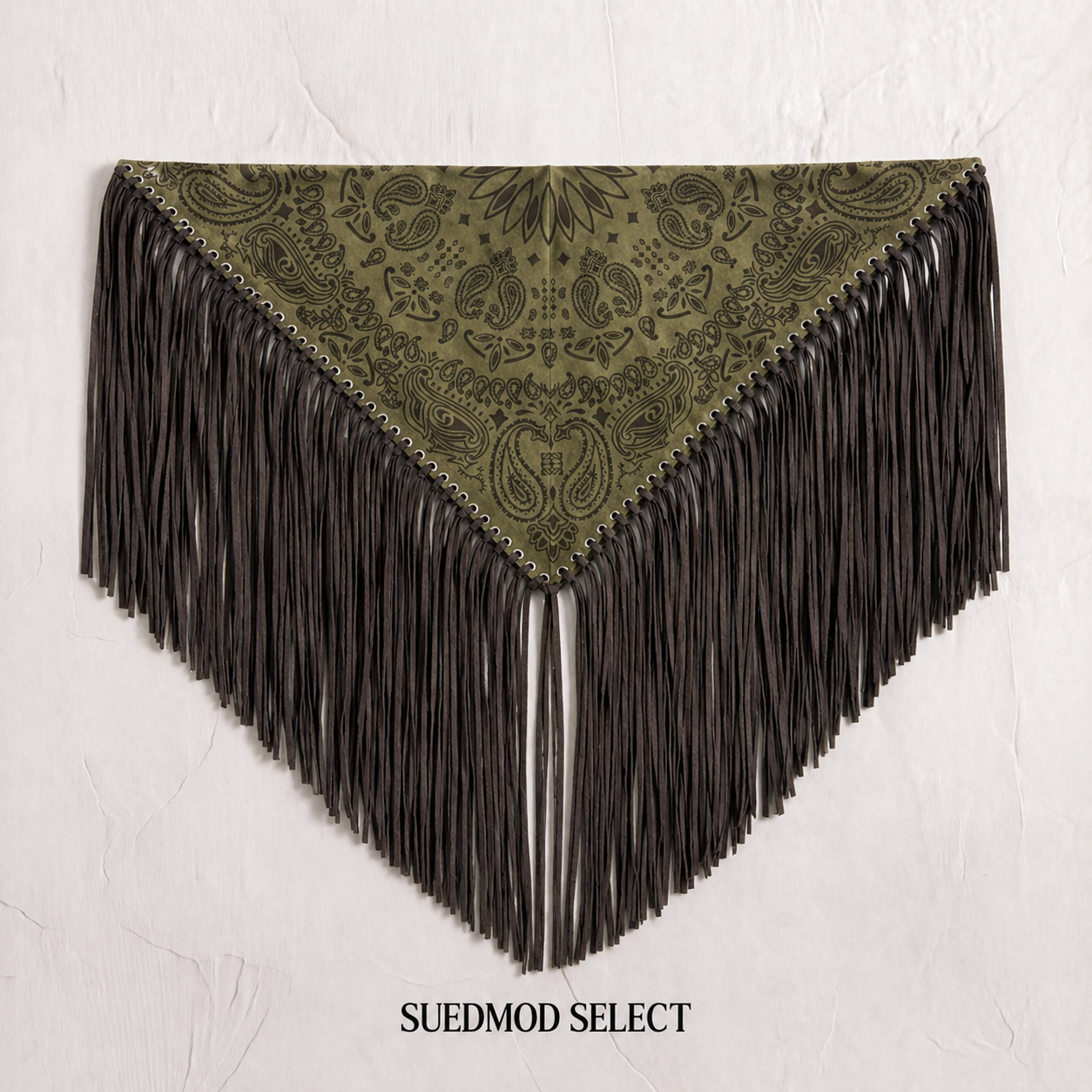 Signature Large Bandanna Scarf Light Khaki
