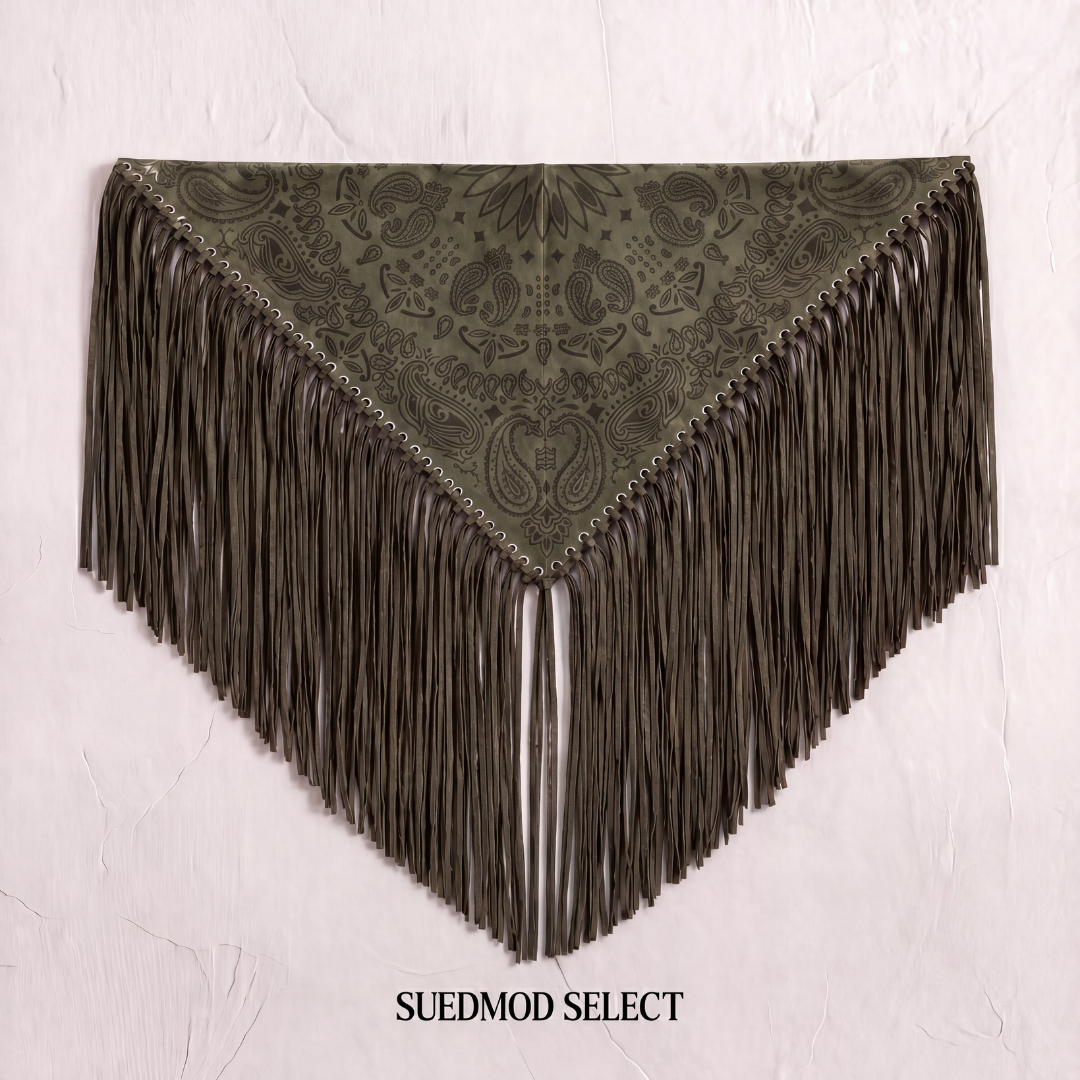 Signature Large Bandanna Scarf Moss Green