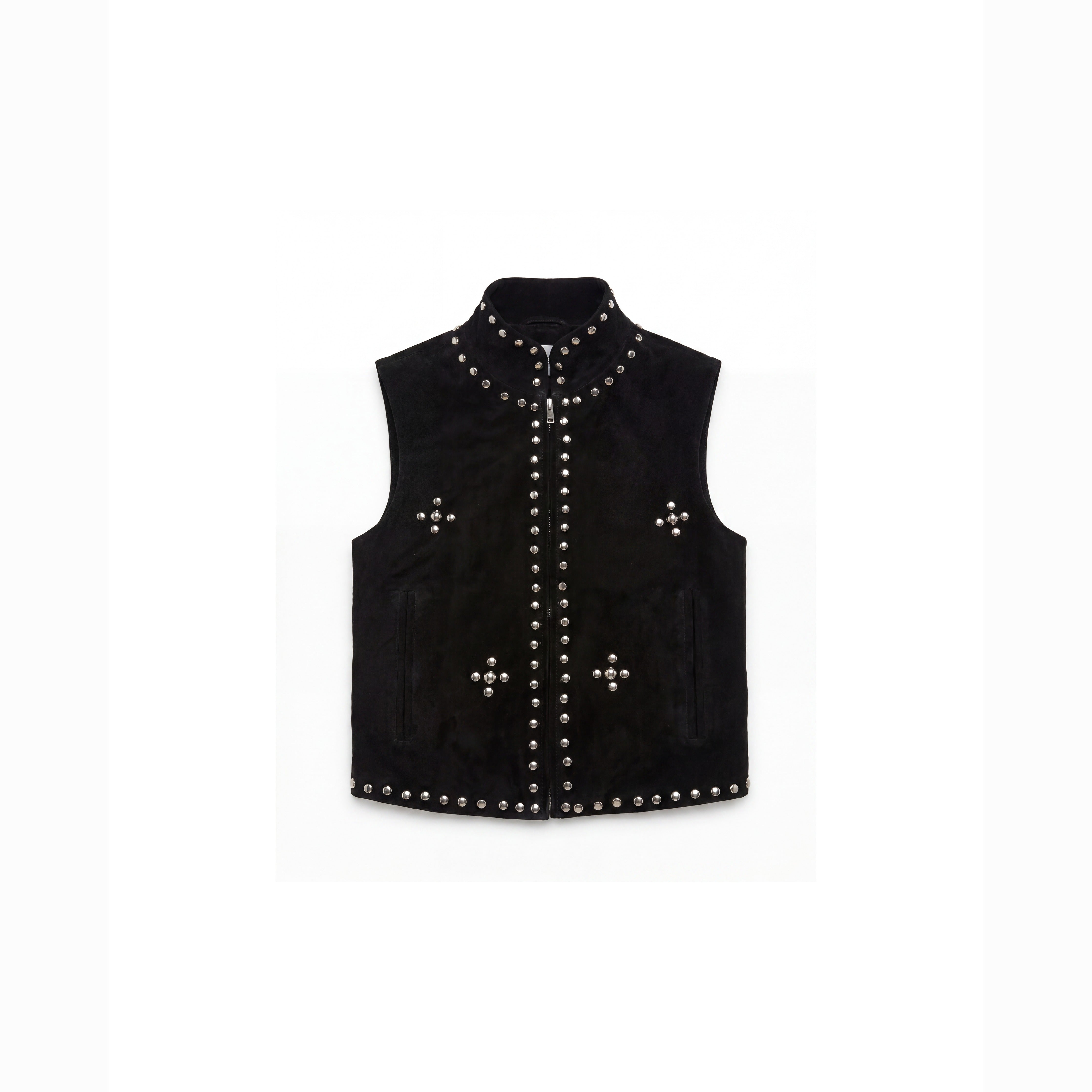 Studded Daisy Vest