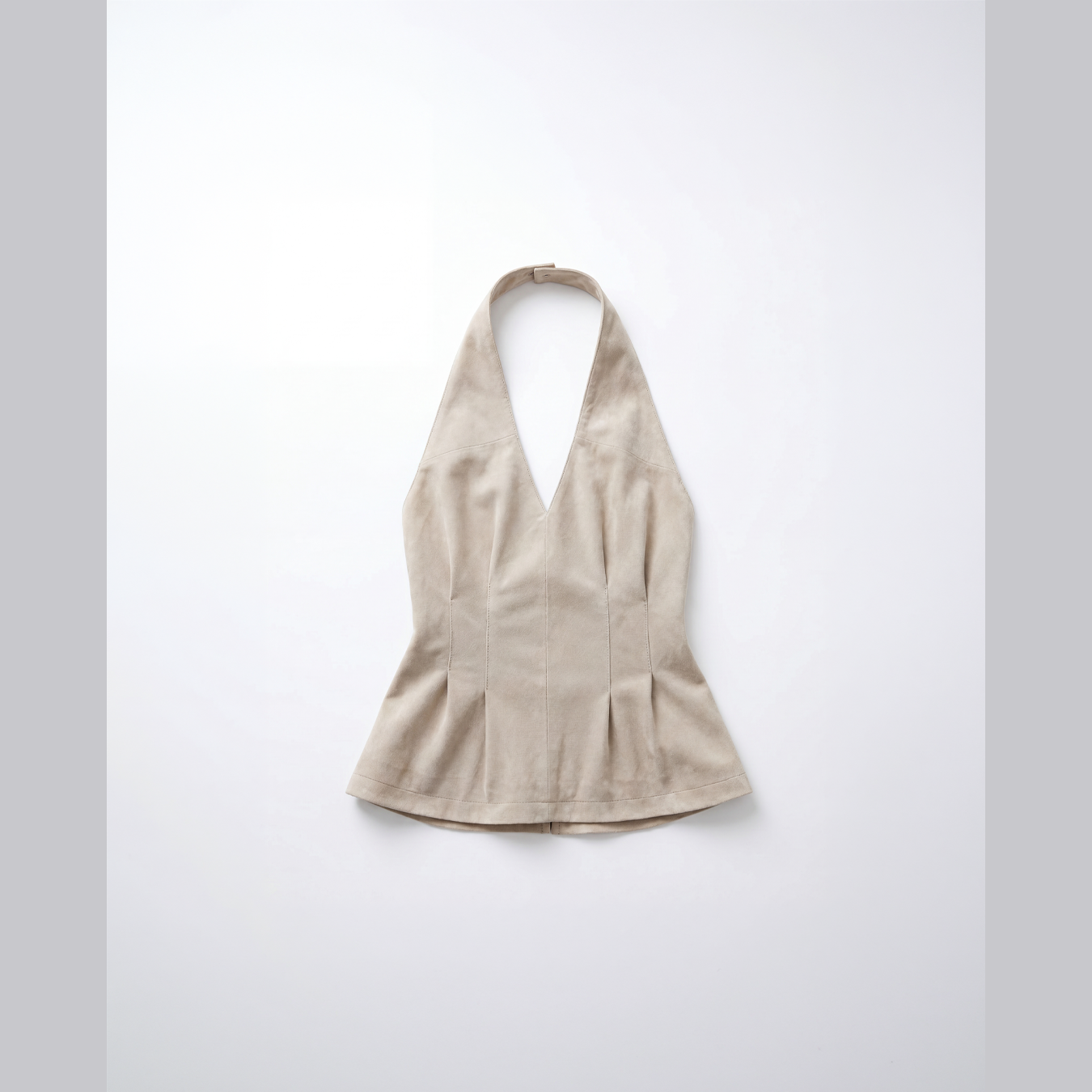 Suede Halter Top